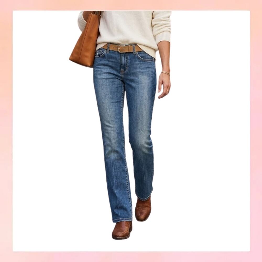 Levi's 515 Boot Cut Medium Wash Blue Denim Jeans Women's Size 10M